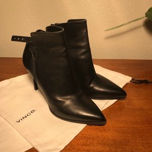 Vince leather booties